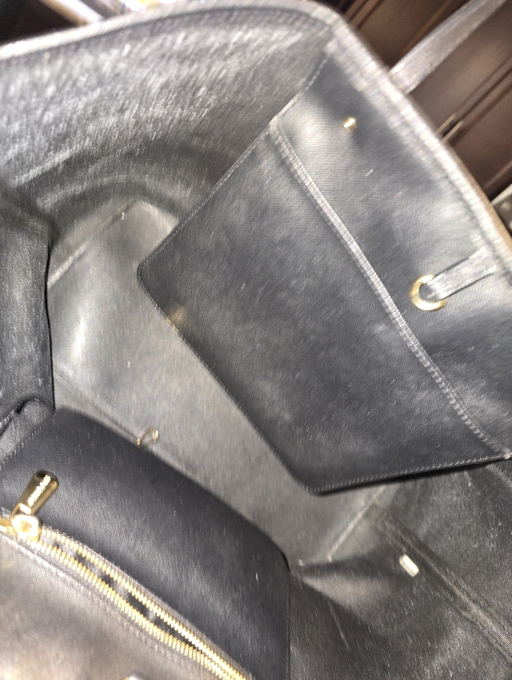 Michael Kors Large Jet set Striped Leather Tote - Picture 5 of 8